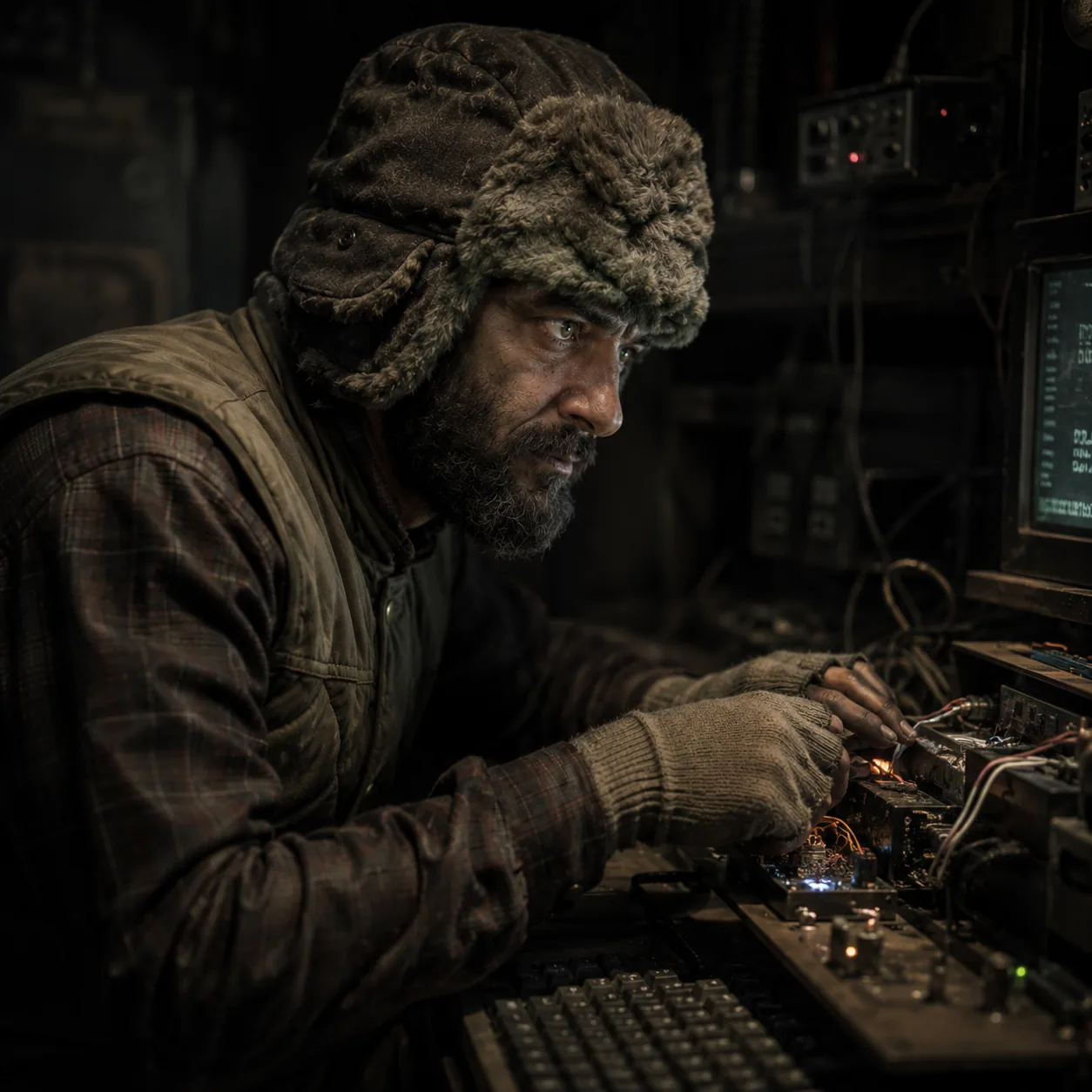 Dax working at a signal terminal